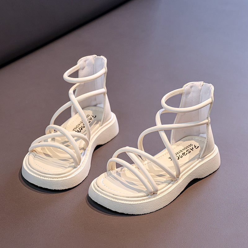 Girls' Fairy High-Top Roman Princess Beach Sandals