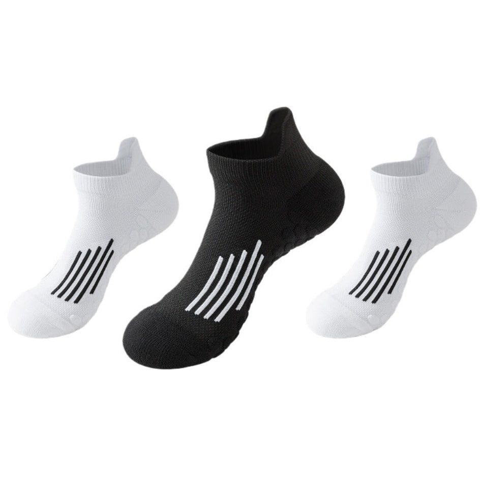 Men's Cushioned Short Sports Socks for Running & Hiking