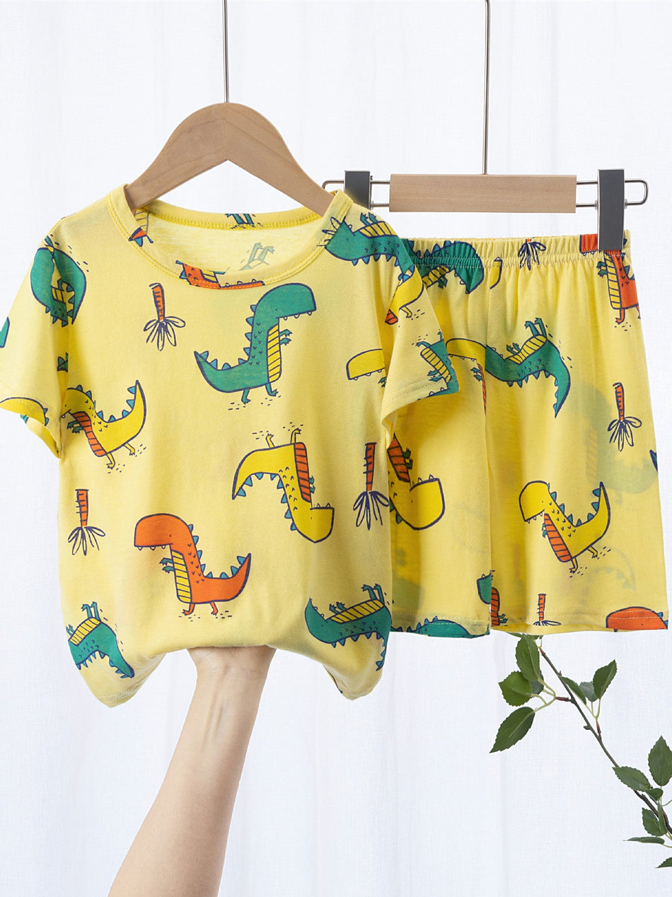 Boys' Cotton Short Sleeve Pajama & Homewear Set