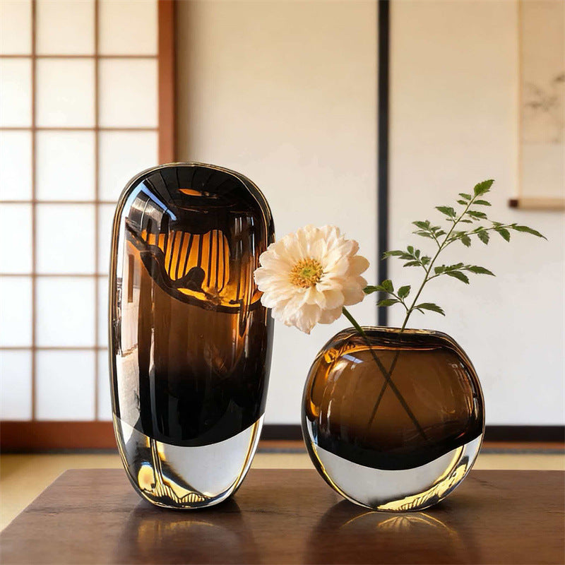 Milan Design Glass Vase for Elegant Floral & Home Décor