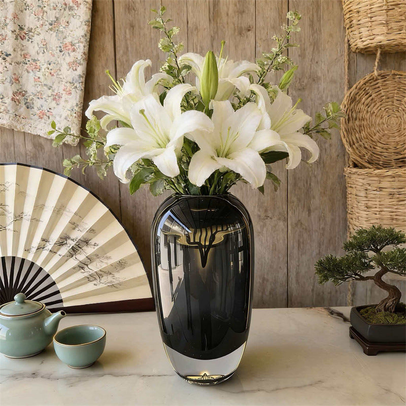 Milan Design Glass Vase for Elegant Floral & Home Décor