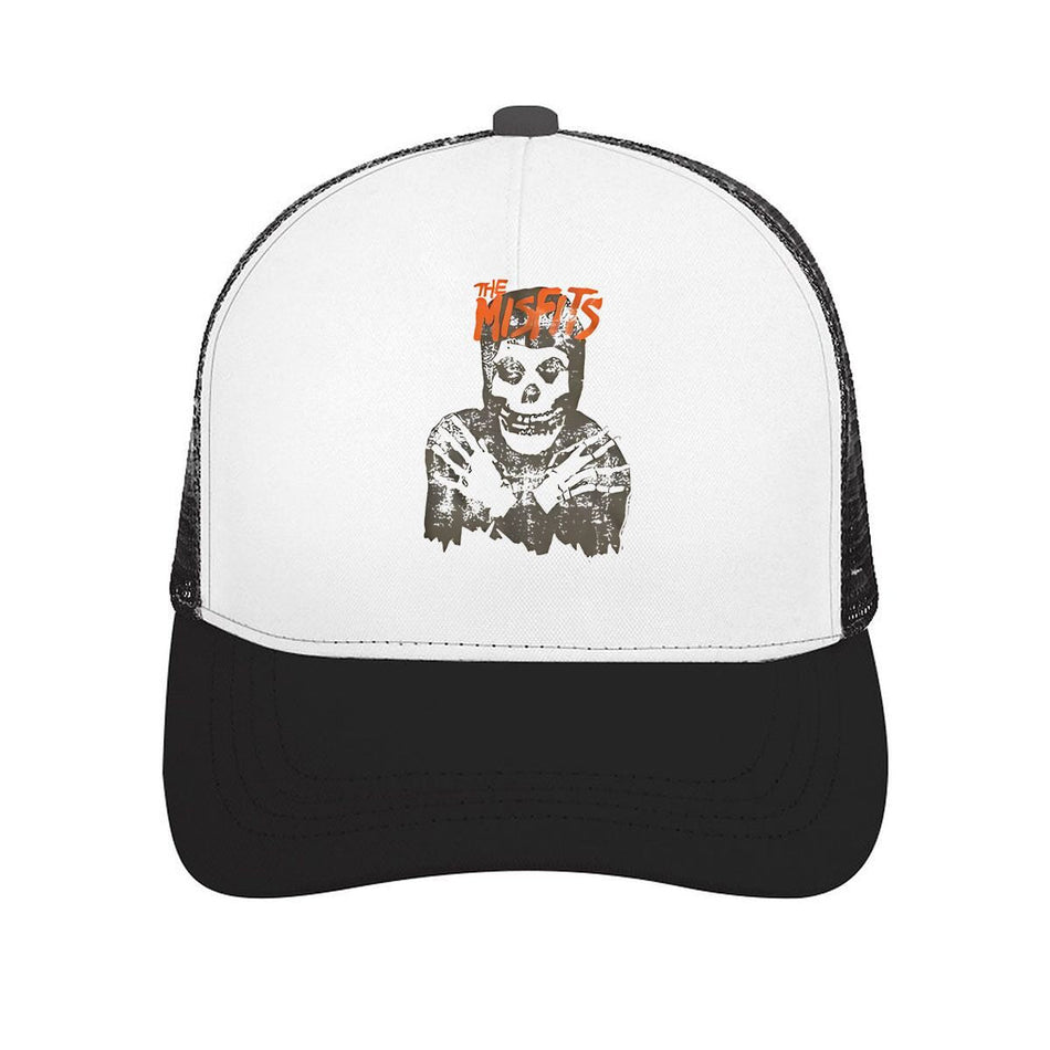 The Misfits Skull Skeleton Hands Graphic Adjustable Hat