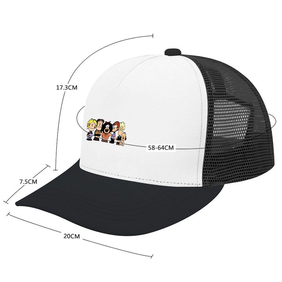 Mafalda And Friends Cartoon Group Unisex Adjustable Fit Hat
