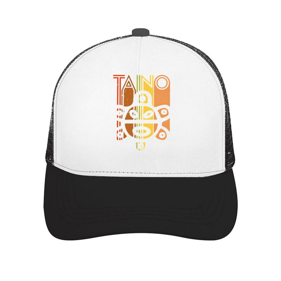Taino Sun Face Tribal Art Mesh Baseball Cap