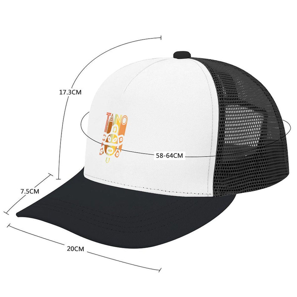Taino Sun Face Tribal Art Mesh Baseball Cap