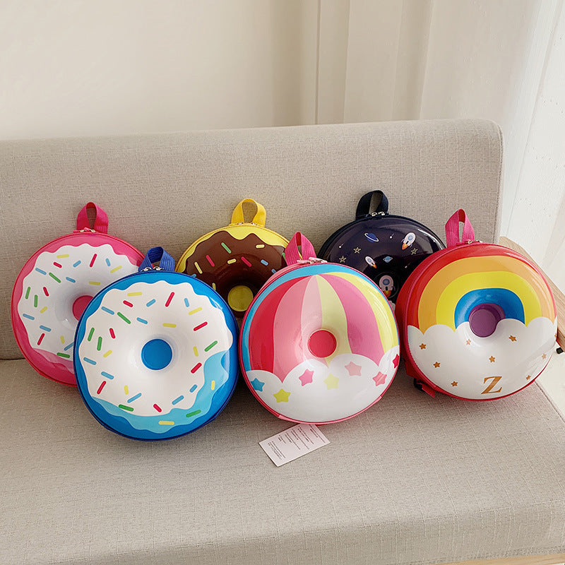 Donut Eggshell Cartoon Kids Kindergarten Backpack