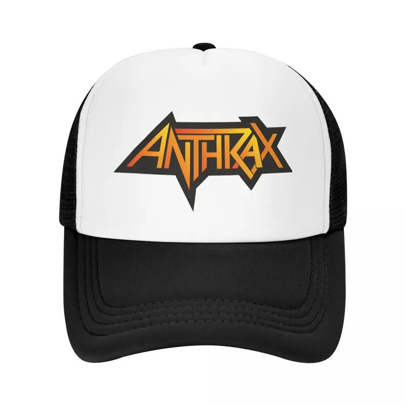 Anthrax Band Sport Mesh Trucker Baseball Cap for Adults