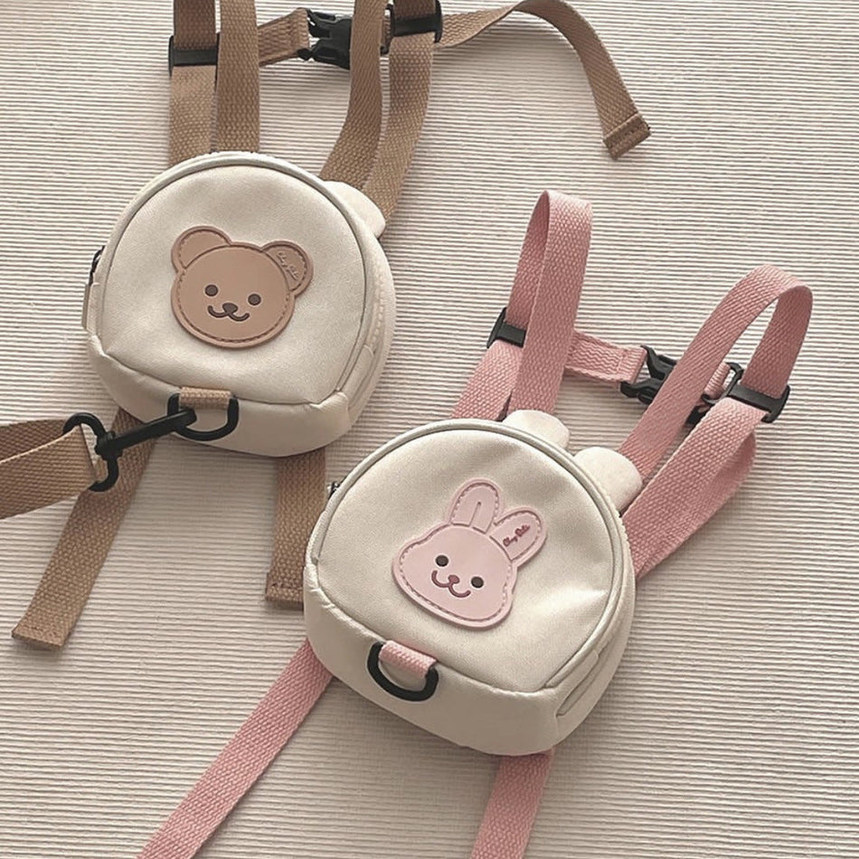 Cute Bear Kids Anti-Lost Mini Kindergarten Backpack