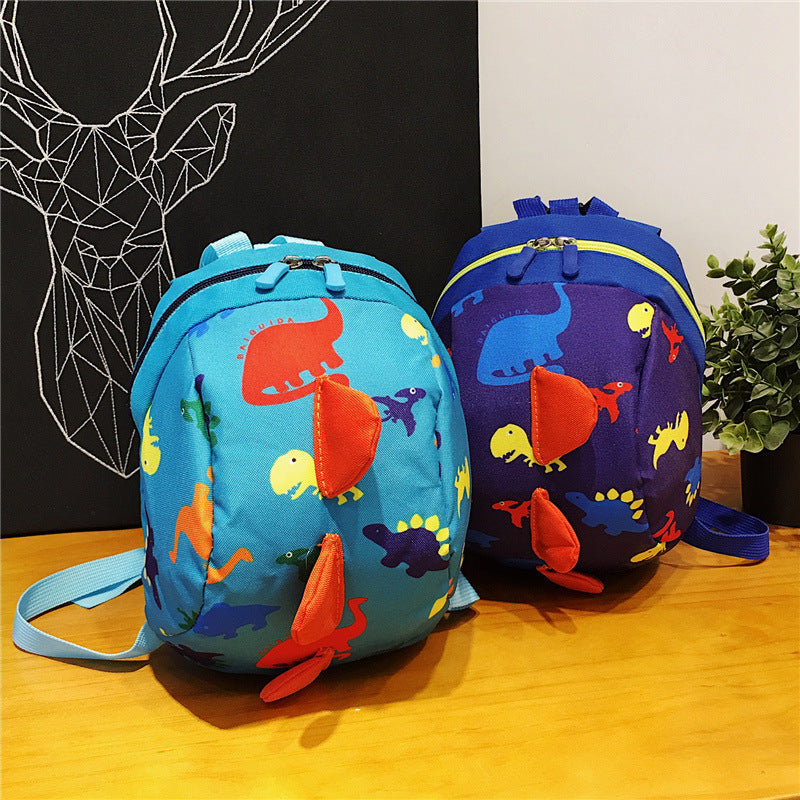 Cute Dinosaur Kids Anti-Lost Kindergarten Backpack