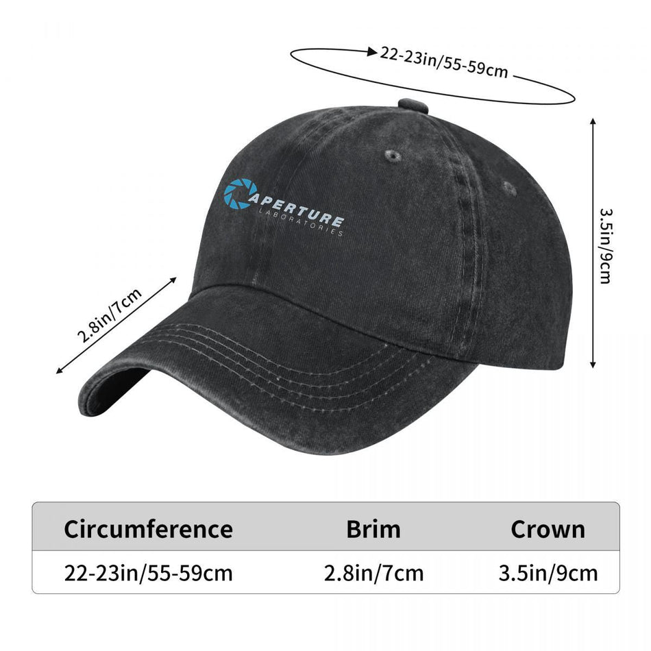 Aperture Laboratories Logo Unisex Casual Baseball Cap