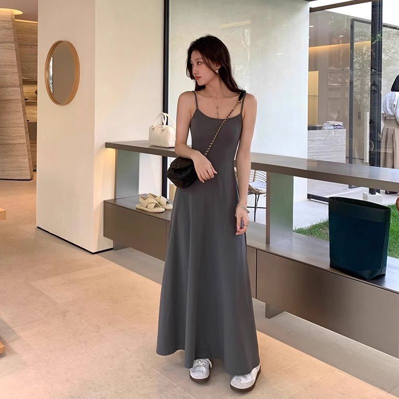 Women's V-Neck Sleeveless A-Line Maxi Dress