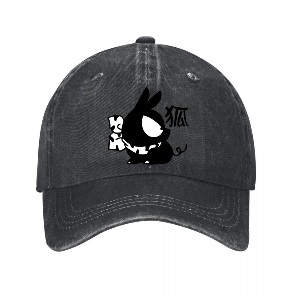 Kanji Ranma 12 Anime Pig Silhouette Unisex Casual Hat