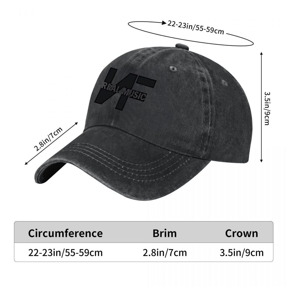 NF Real Music Logo Graphic Unisex Casual Baseball Cap