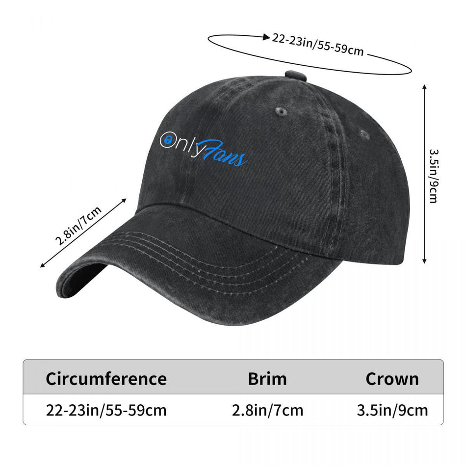 Fans Lock Icon Design Unisex Casual Baseball Cap