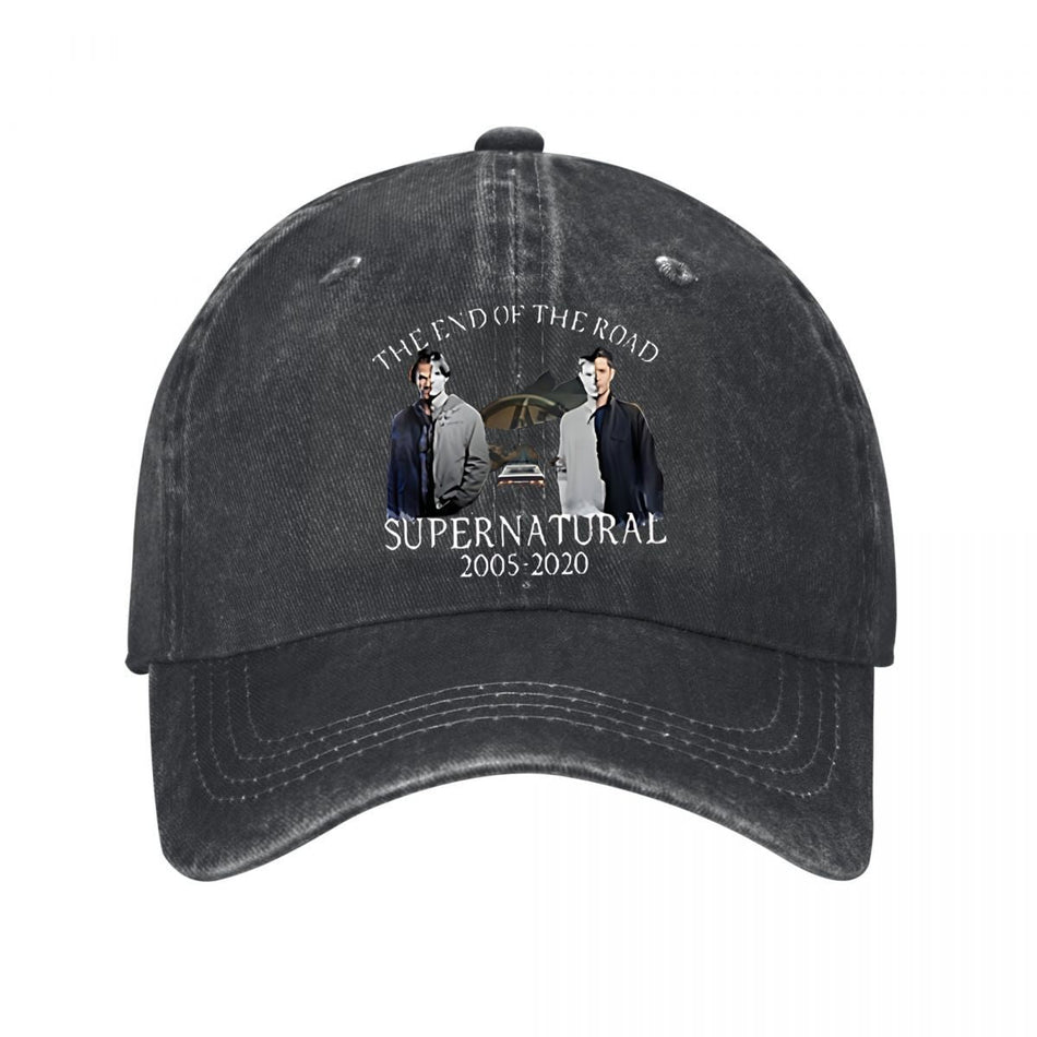 Supernatural End Of The Road Washed Baseball Cap