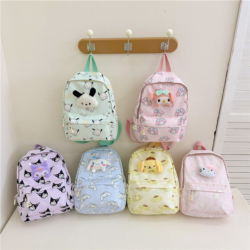 Cartoon Kids Anti-Lost Kindergarten Travel Backpack