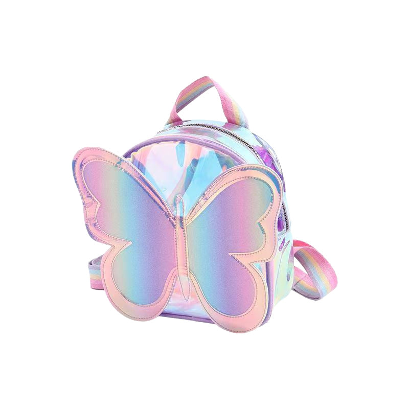 Glitter Butterfly Kids Backpack for Girls