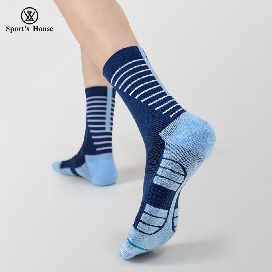 Men's Mid-Calf Quick-Dry Breathable Cycling Sports Socks