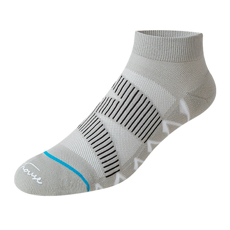 Men's Lightweight Breathable Towel Sole Running Sports Socks