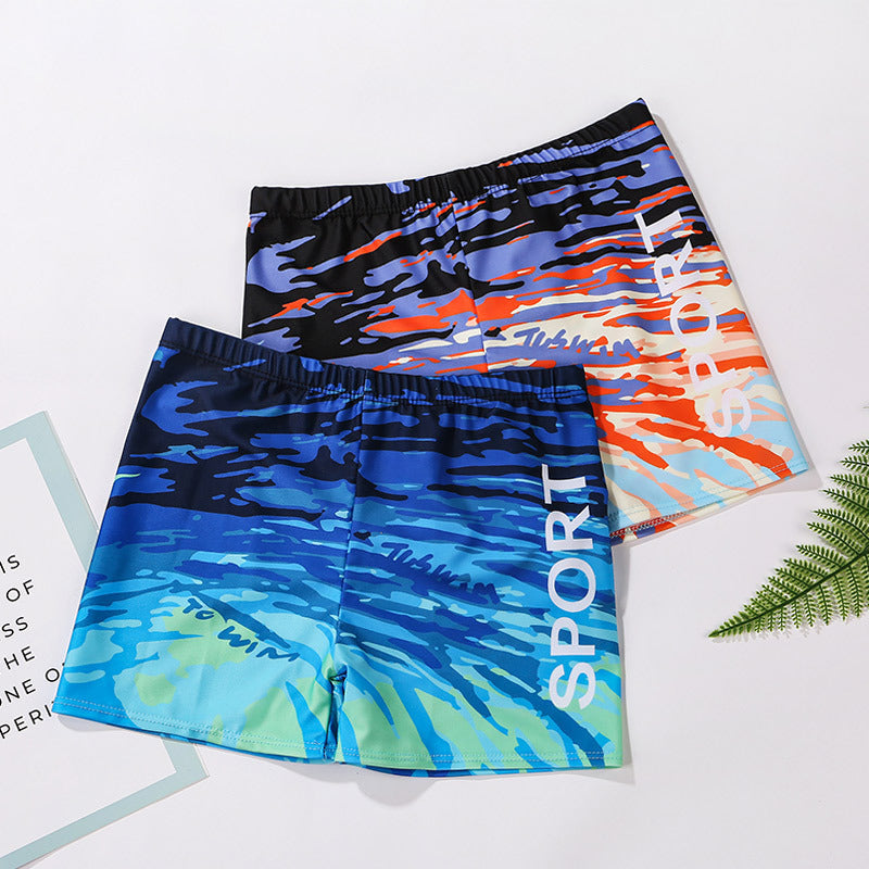 Men's Quick Dry Swimming Trunks for Teenagers Beach Wear