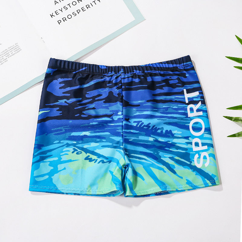Men's Quick Dry Swimming Trunks for Teenagers Beach Wear