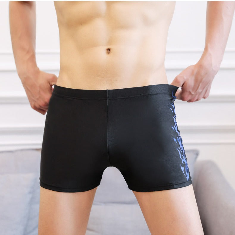 Men's Anti-Embarrassment Quick Dry Plus Size Swim Trunks