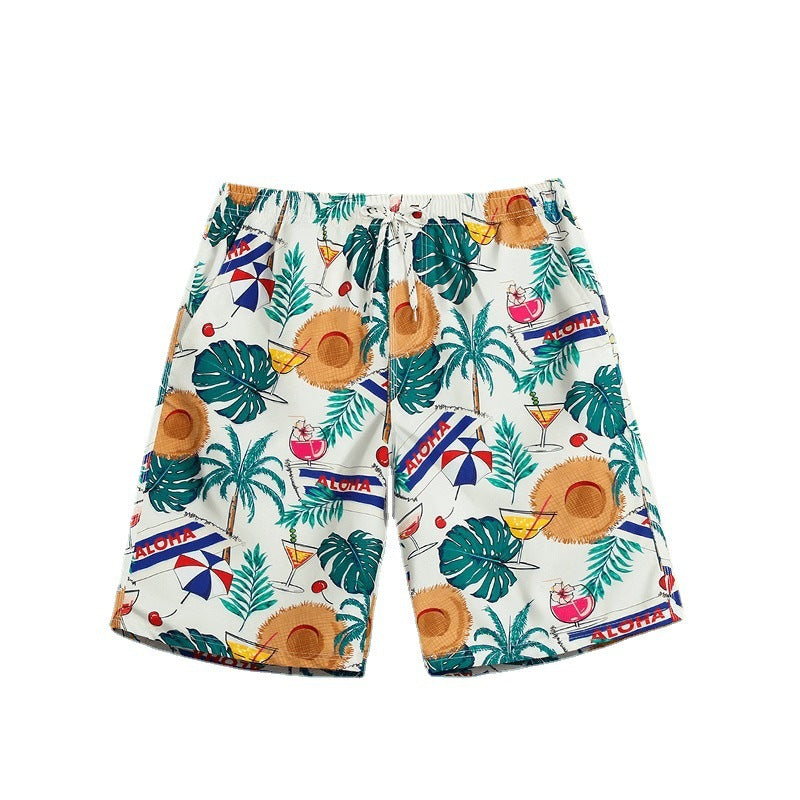 Men's Loose Single Layer Anti-Embarrassment Swim Trunks