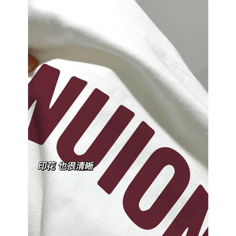 Women's Cotton Graphic Crew Neck Loose Fit T-Shirt
