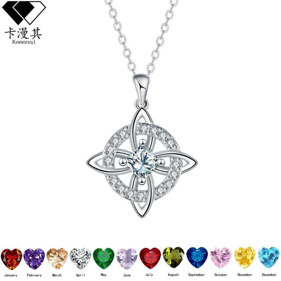 Light Luxury Celtic Knot Pendant Necklace for Women