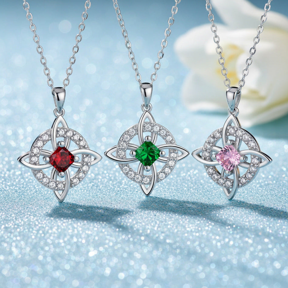 Light Luxury Celtic Knot Pendant Necklace for Women