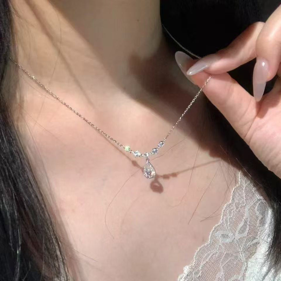 Mermaid Tears Pendant Necklace for Women