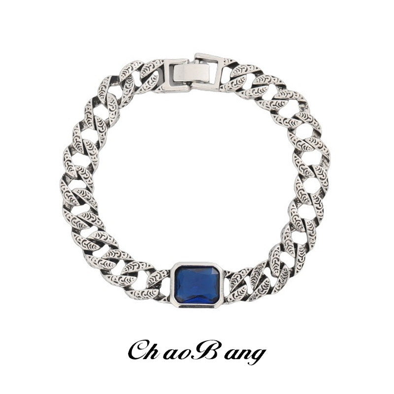 Men's Titanium Steel Cuban Bracelet Personalized Fashion Design