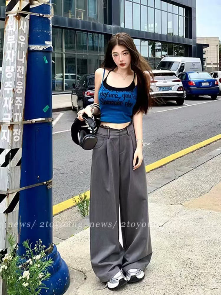 Women's Thai Strap Tube Top Backless Slim Fit Vest