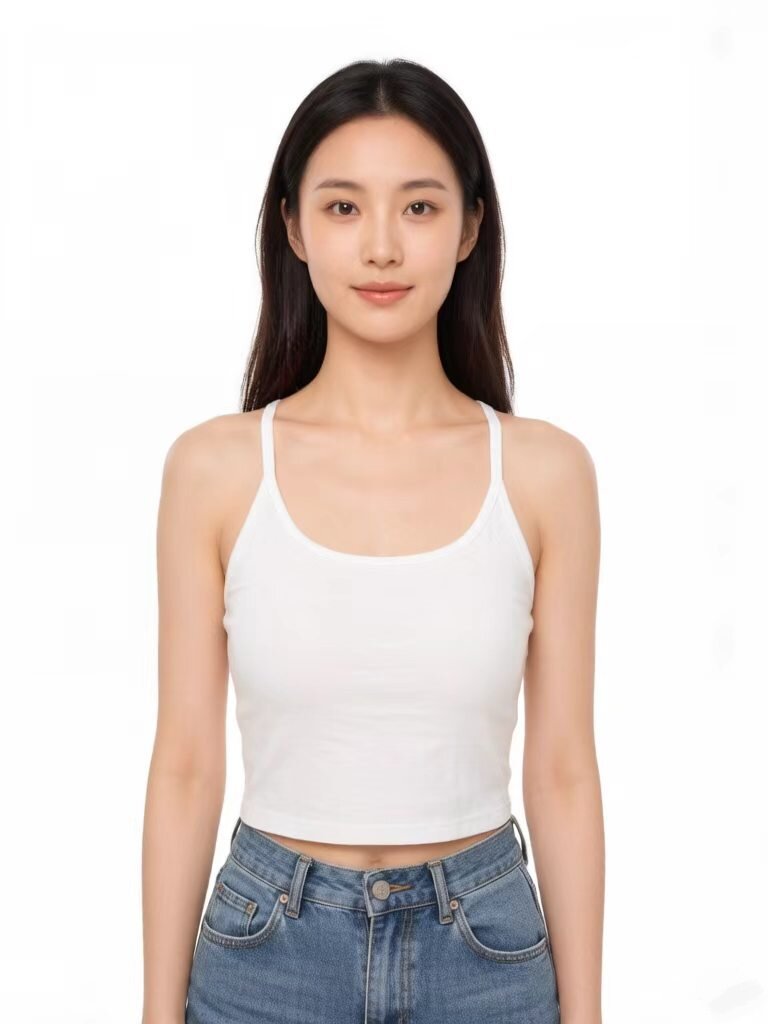 Women's Cotton Sports Vest Slim Fit Yoga Fitness Top