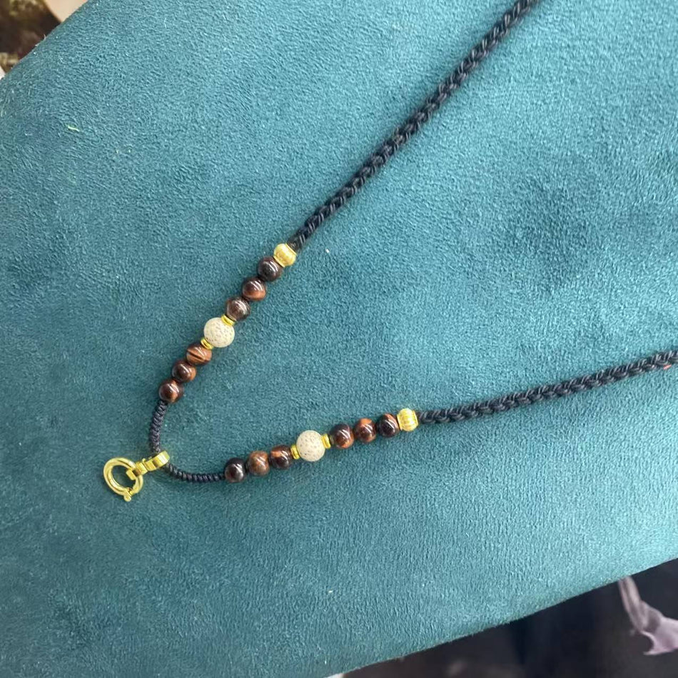 Handmade Ethnic Cotton Rope Pendant Necklace Cord