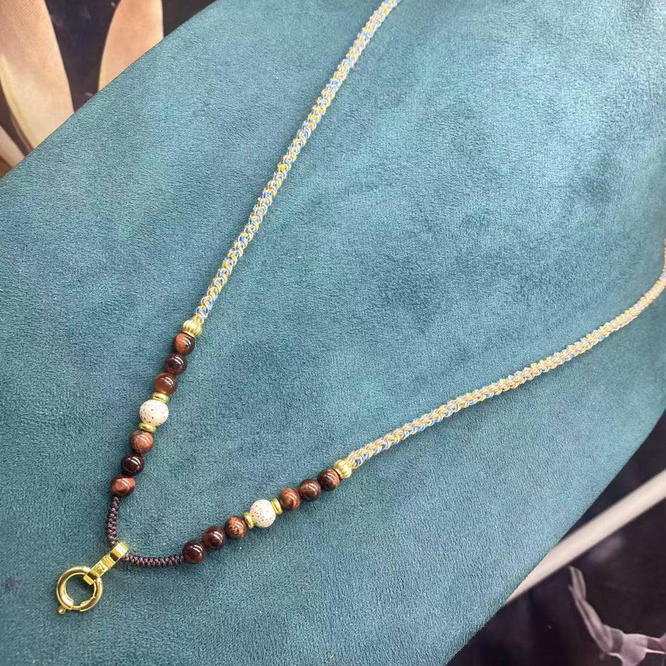 Handmade Ethnic Cotton Rope Pendant Necklace Cord