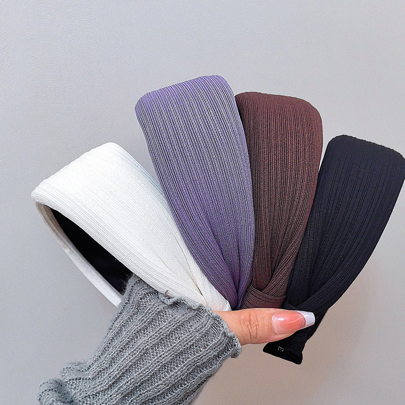 Wide Padded Korean Style Headband for Women Non-Slip