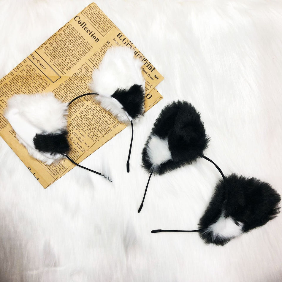 Lolita Cat Ear Headband with Bow and Bell Hair Accessory