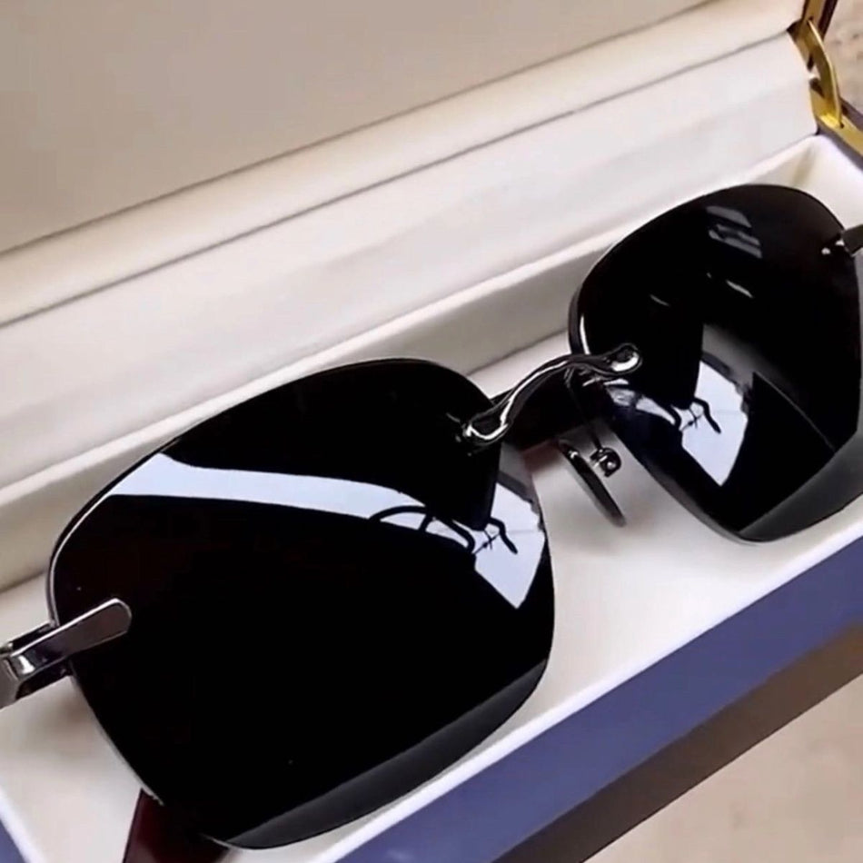 Frameless UV Protection Sunglasses for Driving, Fishing & Outdoor
