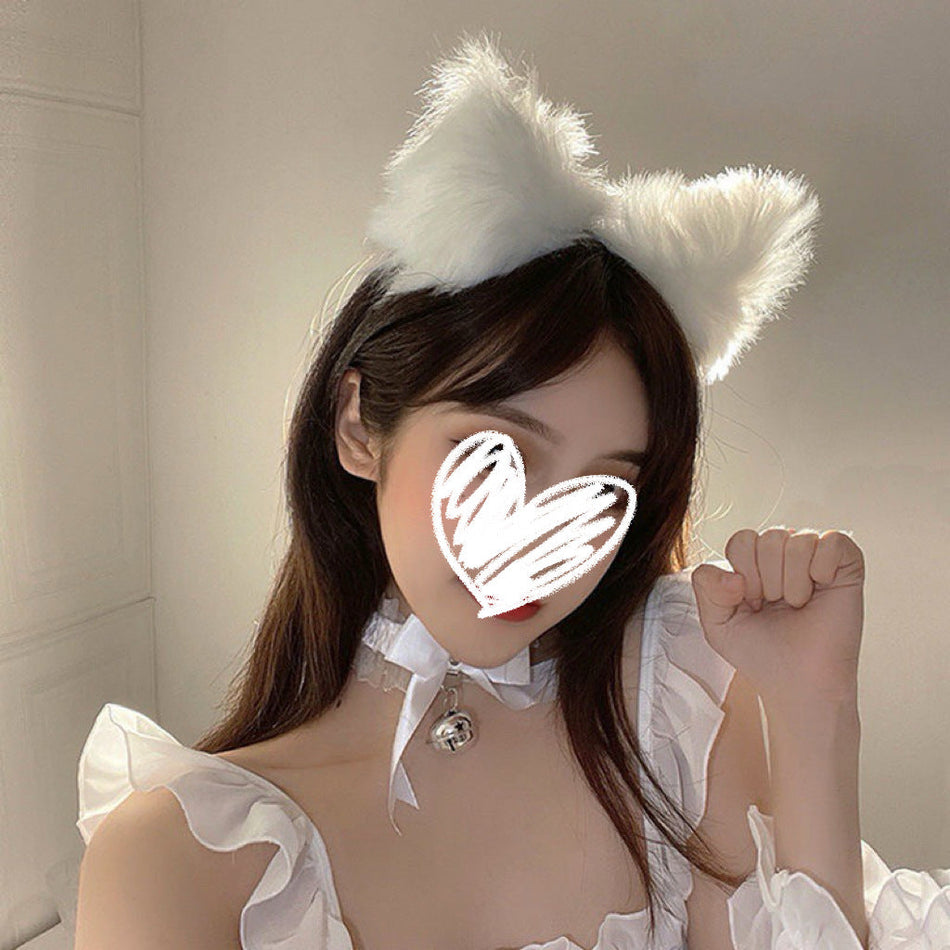 Cat Fox Ear Headband for Women Cosplay Hair Accessory