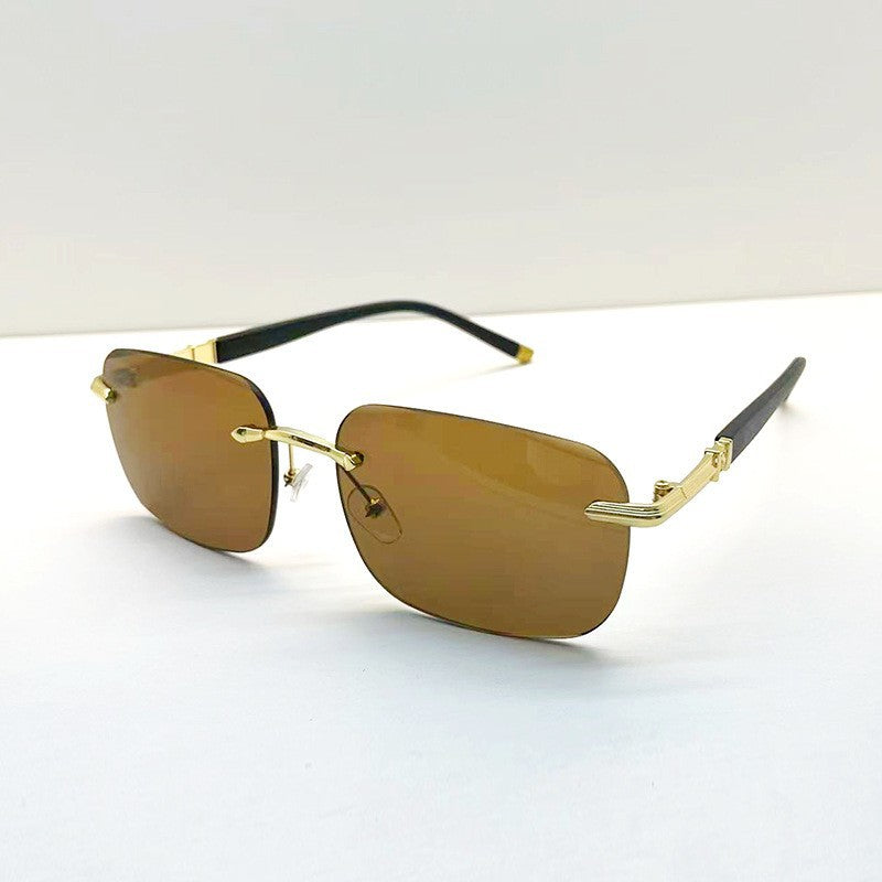 Cut-Edge Metal Sunglasses for Men & Women with UV Protection