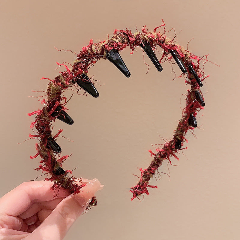 Non-Slip Wavy Tooth Headband for Women Wide Hair Accessory