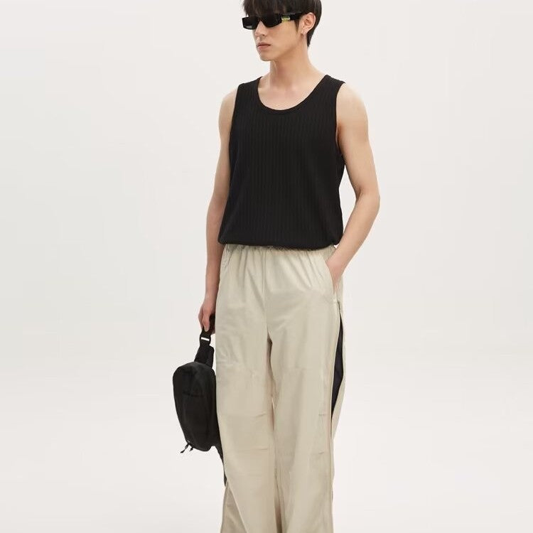 Men's Casual Solid Color Loose Fit Summer Tank Top