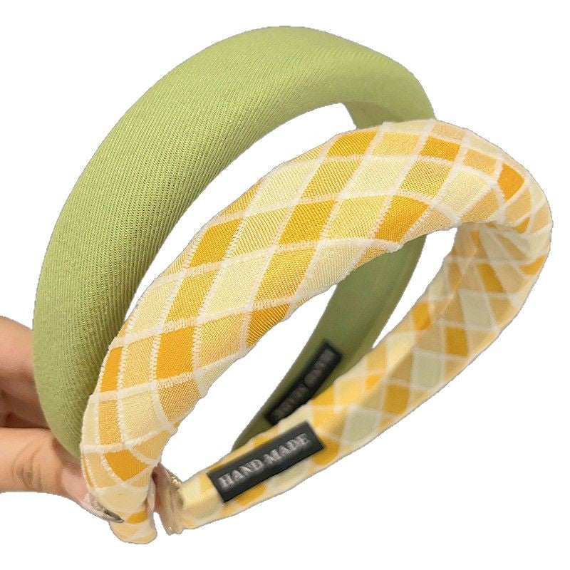 Colorful Wide Headband for Women High Crown Hair Accessory