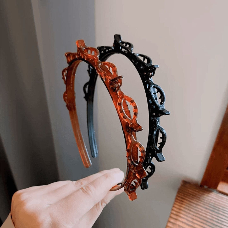 Double Layer Hairband for Women Fluffy High Crown Styling