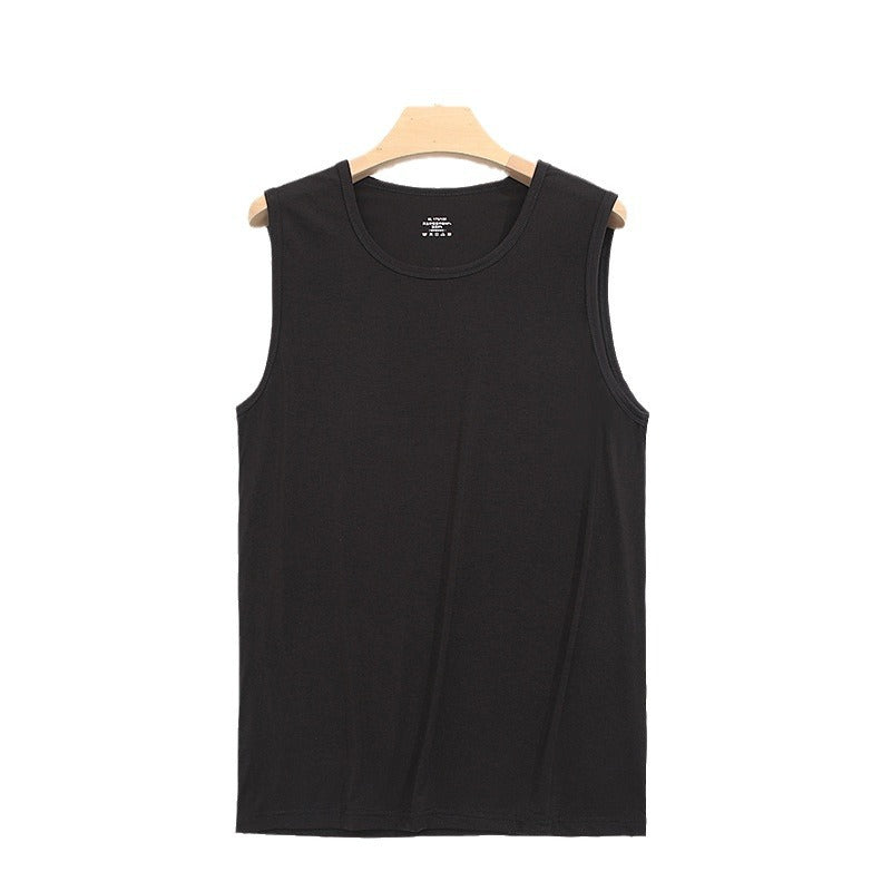 Men's Modal Slim Fit Tank Top, Stretch Wide Shoulder Vest