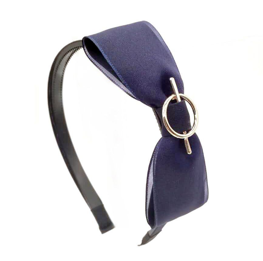 Korean Bow Fabric Headband for Women Non-Slip Hair Accessory