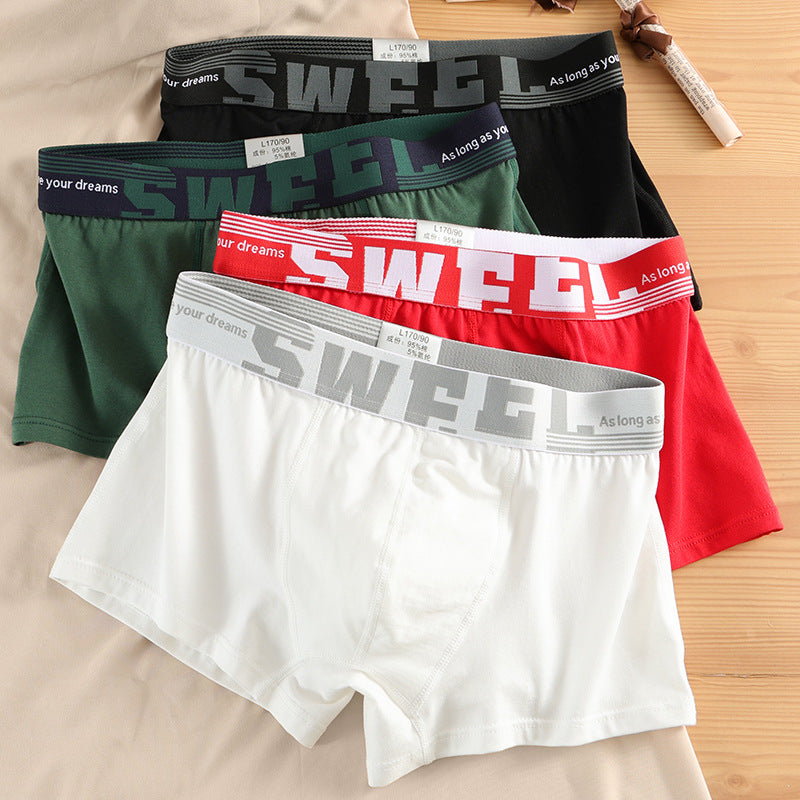 Men's Cotton Boxer Briefs 3-Pack, Breathable Comfort Underwear