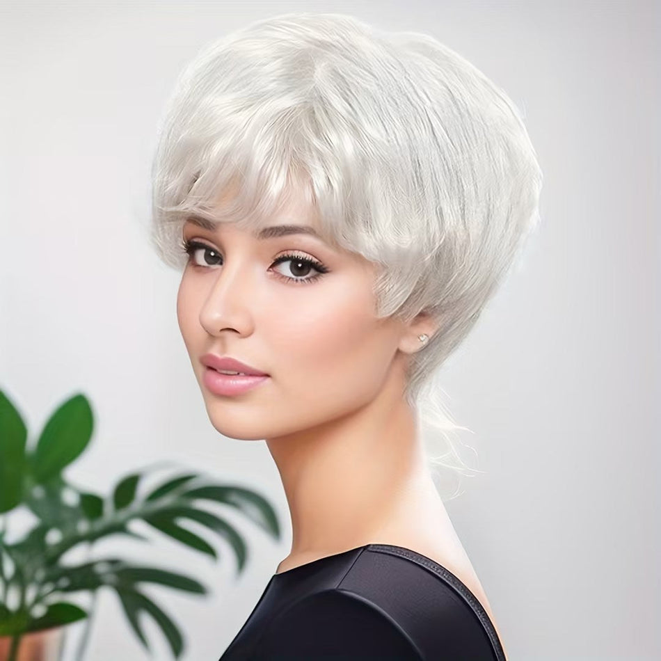 Women's Long Straight Wig with Natural Full Cap Design