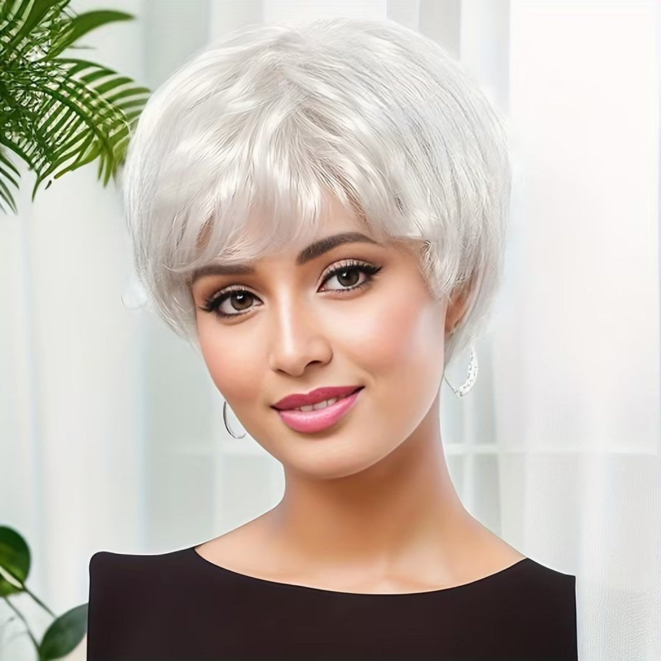 Women's Long Straight Wig with Natural Full Cap Design